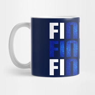 The flag of Finland / Blue Cross Flag Mug